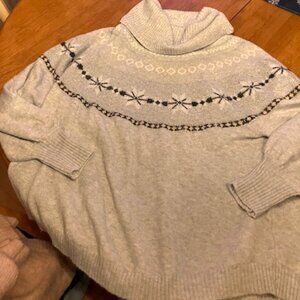 Philosophy Sweater with Silver Threading